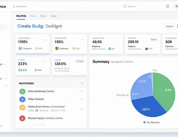 GoMyFinance Create Budget